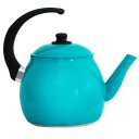 Ver imagem 1 de Chaleira Aluminio 2,7 Litros Azul Turquesa Gulê Gu217