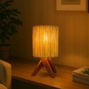 Ver imagem 1 de Abajur de Mesa Decorativo Leblon em Sisal Aconchegante Tripé