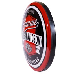 Luminoso de Parede Harley Davidson Retrô Vintage para Bar, Garagem, Churrasqueira, Espaço Gourmet - 3