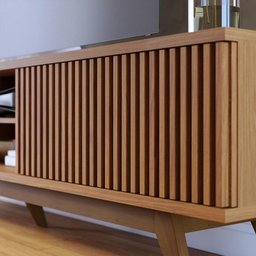 Rack para TV até 75 Polegadas com Ripado e 4 Portas Fortaleza - Colibri - 3
