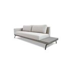 Ver imagem 4 de Sofá 2 Lugares Linho e Courissimo Bege Living Contemporâneo 180cm