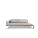 Ver imagem 2 de Sofá 2 Lugares Linho e Courissimo Bege Living Contemporâneo 180cm