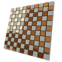 Ver imagem 5 de Pastilha de Vidro Adesiva Kit 16 Uni Parede Cozinha Lavabo Banheiro Sala Decorativa Moderna Requinta