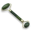 Ver imagem 3 de Kit 2 Rolo Massageador Facial Pedra de Jade + Placa Gua Sha