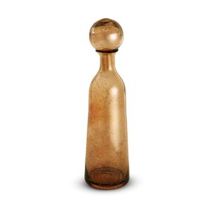 Garrafa em Vidro Âmbar Mart 12x43cm