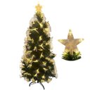 Ver imagem 1 de Arvore Natal Fibra Otica Completa Natalina Estrela Led Enfeite Decoraçao Festa Evento Casa Loja Port