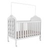 Berço Mini Cama 3 em 1 com Capitonê 100% MDF Maya Espresso Móveis - 3