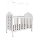 Ver imagem 3 de Berço Mini Cama 3 em 1 com Capitonê 100% MDF Maya Espresso Móveis