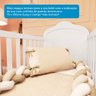 Berço Mini Cama 3 em 1 com Capitonê 100% MDF Maya Espresso Móveis - 11