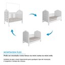 Ver imagem 6 de Berço Mini Cama 3 em 1 com Capitonê 100% MDF Maya Espresso Móveis