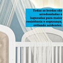 Ver imagem 7 de Berço Mini Cama 3 em 1 com Capitonê 100% MDF Maya Espresso Móveis