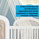 Ver imagem 7 de Berço Mini Cama 3 em 1 com Capitonê 100% MDF Maya Espresso Móveis