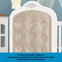 Ver mais imagens de Berço Mini Cama 3 em 1 com Capitonê 100% MDF Maya Espresso Móveis