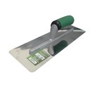 Ver imagem 1 de Desempenadeira de Aço Inox Nauber para Massa Corrida Lisa 35 X 11cm com Cabo Ergonômico Verde