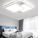 Ver imagem 5 de Luminária de Led de Sobrepor Quadrada Bivolt 32w 3 em 1 com Luz Central Dupla:branco