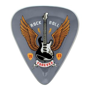 Presente Pai Prato Palheta Petisqueira de Vidro Cinza