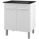 Ver imagem 1 de Balcao para Cooktop 4 Bocas 2p 75 Cm Jade Branco Mobbs