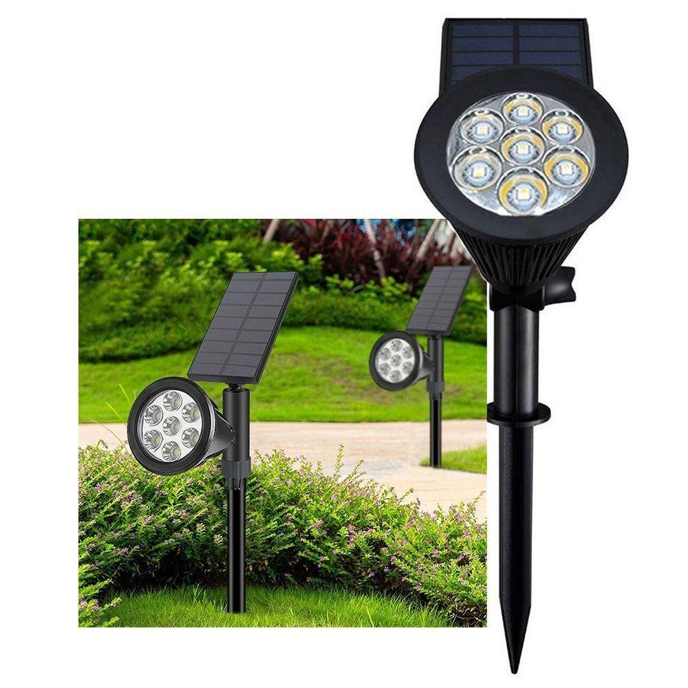 Luminaria Solar Espeto Quintal Casa Jardim 7 Leds | MadeiraMadeira