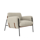 Ver imagem 5 de Kit 02 Poltronas Cadeira Versátil Serrana - Zahav Estofados:Bege Bouclé Courino Sintético