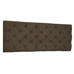 Painel Capitonê Solteiro 90cm Jade SLK Decor Painel Jade Marrom - 5