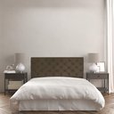 Ver imagem 1 de Painel Capitonê Solteiro 90cm Jade Slk Decor Painel Jade Marrom