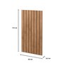 Painel Ripado Madeira Decorativo 100% Mdf - 115 X 60 Cm - 6