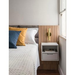 Painel Ripado Madeira Decorativo 100% Mdf - 115 X 60 Cm - 3