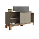 Ver imagem 4 de Rack Bancada P/ Tv até 45 Pol Mondrian 1.36 C/ 1 Porta e 2 Nichos 136cm Sued Mr/freijo - Caemmun