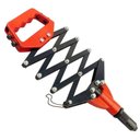 Ver imagem 1 de Rebitador Sanfona Alicate Rebitadeira Manual Dobravel Rebites Ate 6,4mm Reforcado Profissional