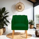 Ver imagem 2 de Kit Poltrona Cadeira para Sala Confortável e Moderna Mila Suede