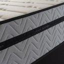 Ver imagem 5 de Conjunto Box Baú Solteiro Preston Preto 88x188x78 c/ Molas Ensacadas