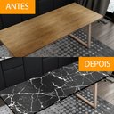 Ver imagem 7 de Papel de Parede Adesivo Cozinha Alta Temperatura Marmore Preto