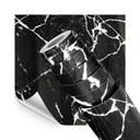 Ver imagem 1 de Papel de Parede Adesivo Cozinha Alta Temperatura Marmore Preto