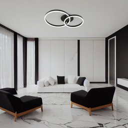 Plafon de Sobrepor Luz 3 Cores 60x40 em Alumínio Bivolt Led - 7