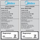 Ver imagem 7 de Lava Louças 8 Serviços Preta Touch Plus Midea Mdwtf08b2 220v