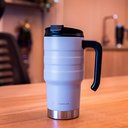 Ver imagem 5 de Copo Térmico Termolar Inox 590 Ml Com Alça E Tampa Cinza
