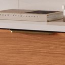 Ver imagem 7 de Estante Home Noble 270cm para TV até 75” com Cristaleira, Torre com LED e Portas Reflecta em MDP/
