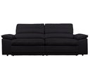 Ver imagem 3 de Sofá Niko 2,50m com Molas Retrátil Reclinável Velosuede - Netsofas - Preto