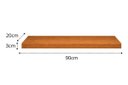 Ver imagem 5 de Prateleira MDF 30mm LED 90x20 Suporte Invisivel Italian Noce 3000k Bivolt