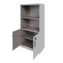 Ver imagem 4 de Armário Escritório Estante 80cm 2 Portas 3 Prateleiras F5