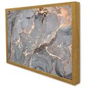 Ver imagem 5 de Quadro Decorativo Abstrato Mármore Cinza Perolado em Moldura Caixa Tacolado Moldura Trad 1cm Madeira
