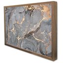 Ver imagem 4 de Quadro Decorativo Abstrato Mármore Cinza Perolado em Moldura Caixa Tacolado Moldura Trad 1cm Madeira