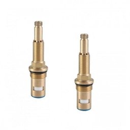 Kit 2 Conversores Registro Pressão Transforma Base MVS 1/4V de 1/2 a 3/4 Polegadas Meber Metais - 1