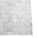 Ver imagem 2 de Tapete Couro Quadriculado 2,00x0,70m Branco 100% Bovino