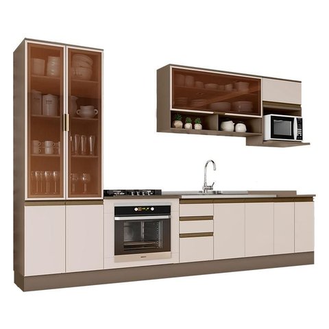 Cozinha Modulada Évelin 14 Peças Duna Cristal – Henn