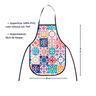 Kit Avental Multiuso Estampado Impermeável + Capa de Galão Estampada Impermeável - Azulejo - 5