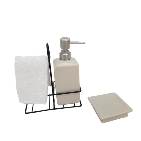 Conjunto Kit Banheiro/lavabo 4 Peças