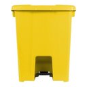 Ver imagem 7 de Cesto Plástico Quadrado Com Pedal Plástico 30l:Cinza-claro