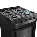 Ver imagem 4 de Fogão a Gas Mueller Mfi4bc 4 Bocas Preto Fosco Mesa Esmaltada - Bivolt