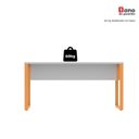 Ver mais imagens de Escrivaninha Mesa Escritório X 150cm Industrial Cinza e Laranja Picasso